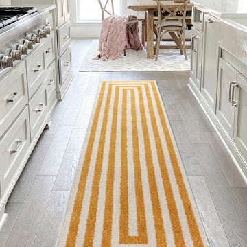 Bandol Modern Classic Mitre Stripe Area Rug